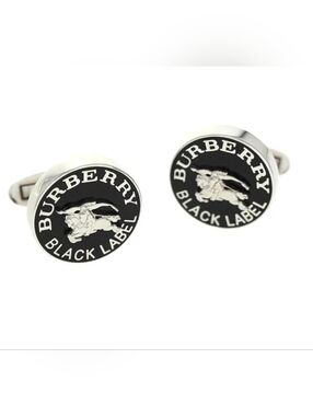 Burberry Black Label Silver Cufflinks